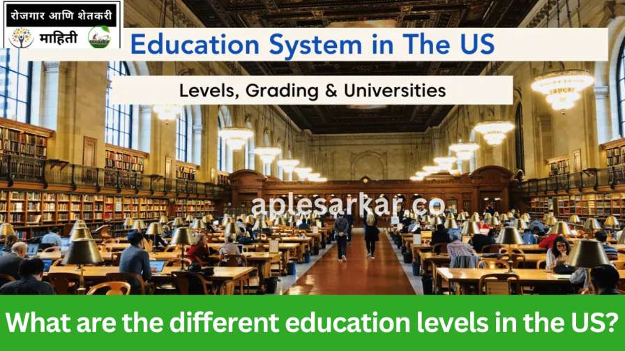 What are the different education levels in the US